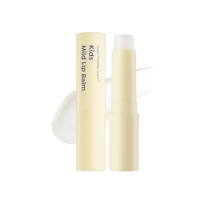 GOONGBE Kids' Moisture Lip Balm - Korean Kids Hydrating Lip Balm for Chapped and Cracked Lips - 12hr Moisturizing Non Oily Lip Care with Plant Oils and Shea Butter - Allergen Free Scent, 0.1 oz.