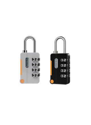 2 Pcs Luggage Password Padlock Resettable Gym Locks Combination Padlock Multipurpose Security Lock for School Gate Backpacks Cabinets Black Grey - pzsku/Z5DB29DEE8DCC966FB812Z/45/_/1694833302/68833eb7-723d-4c3e-b29f-83f5d4f5ce94