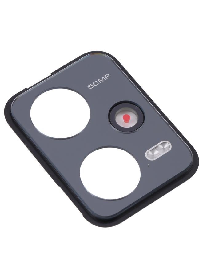 erorex Back Camera Lens Frame for Xiaomi Redmi Note 12 Pro 5G (Black) - Image 2