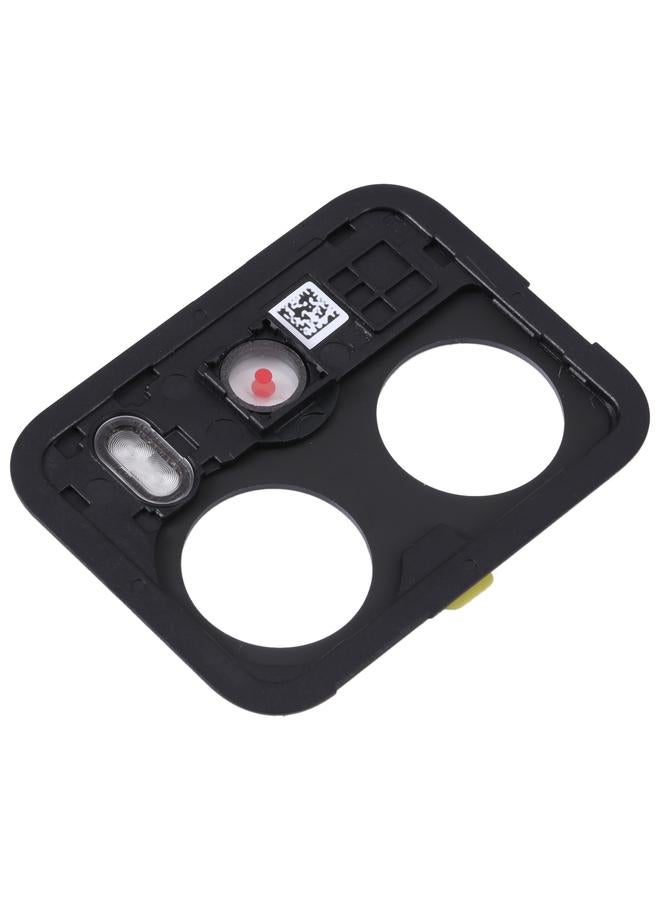 erorex Back Camera Lens Frame for Xiaomi Redmi Note 12 Pro 5G (Black) - Image 3