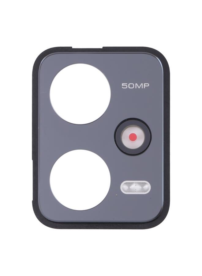 erorex Back Camera Lens Frame for Xiaomi Redmi Note 12 Pro 5G (Black) - Image 1