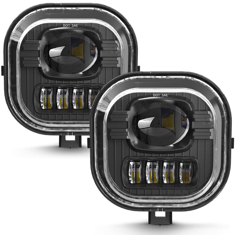 SINYATO INDUST LED Fog Light Assembly for 1999-2016 Ford F250 F350 F450 F550 Super Duty - Driving Fog Lamp Compatible with Original Frame ã€No fog lamp bracketã€‘ - Image 1