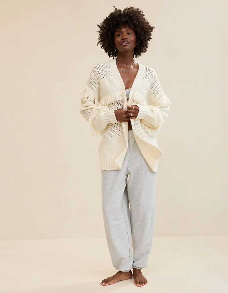 Aerie  Aerie Fringe Cardigan for Women | Best Price UAE