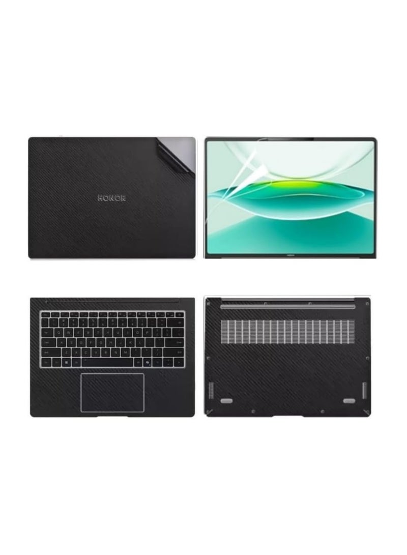 Laptop Sticker Sleeve Compatible 14.6-inch Honor MagicBook Pro 14 (2025) FMB-P, Scratch Resistant Stickers 3-Sided Laptop Film and HD Film