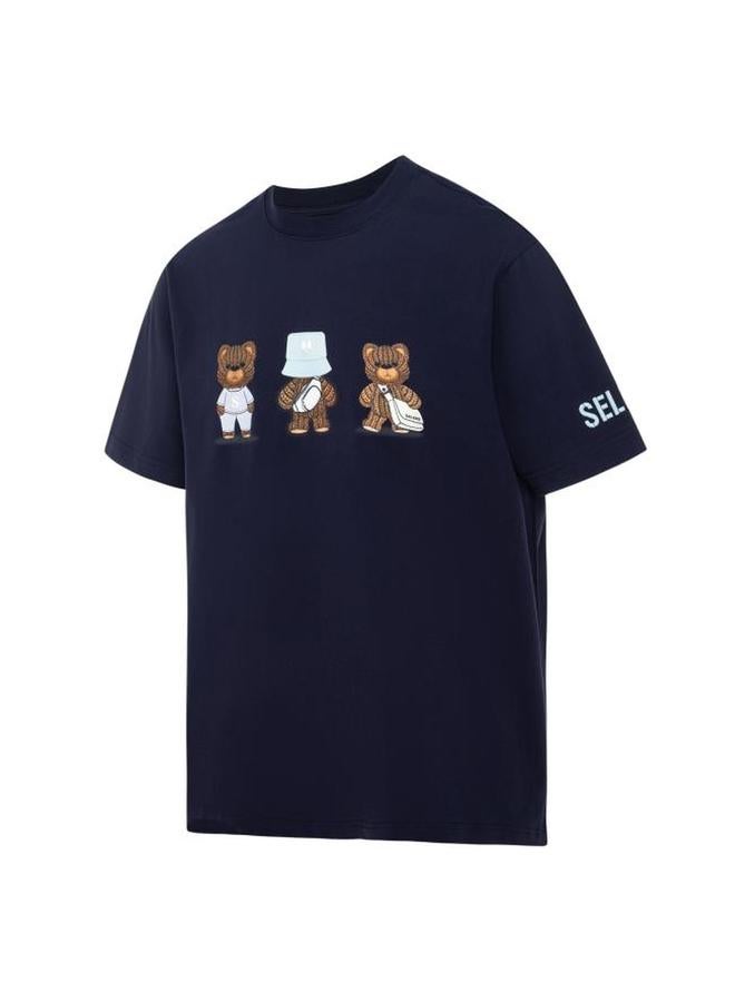 Selene Unisex - Bear Graphic Short Sleeve T-Shirt - Image 3