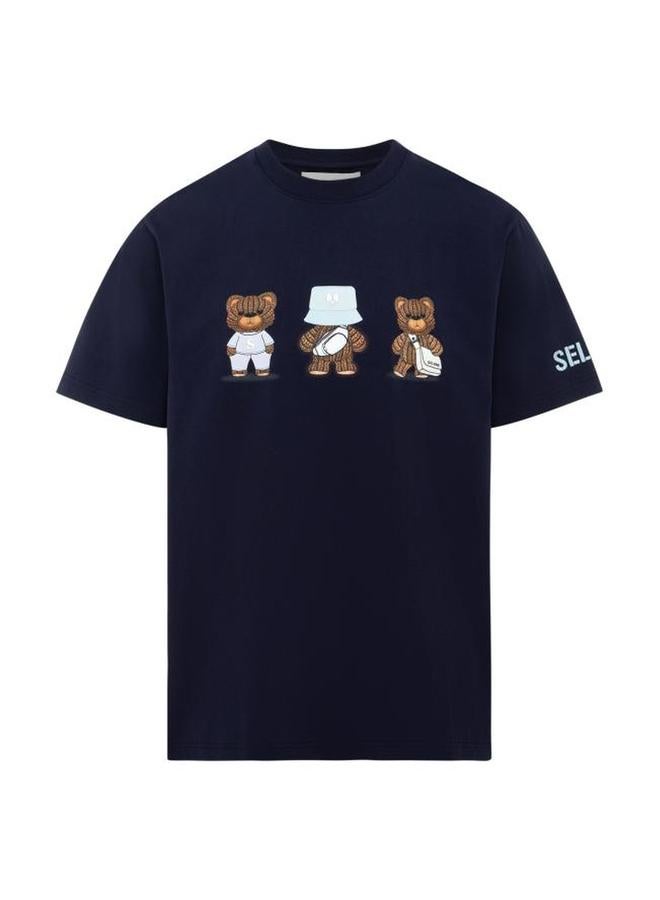 Selene Unisex - Bear Graphic Short Sleeve T-Shirt - Image 1