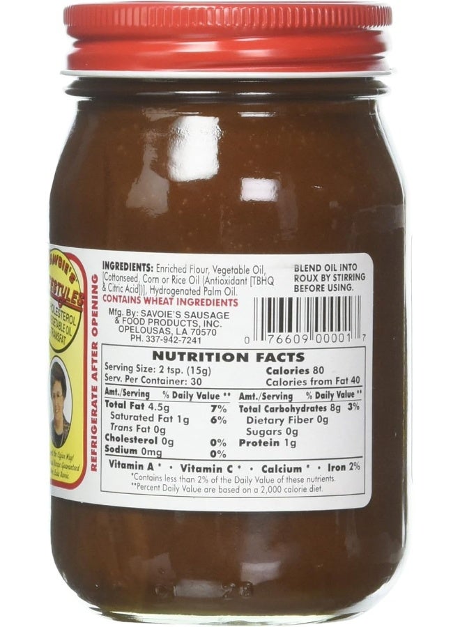 Savoie's Old Fashioned Dark Roux 16 oz - Image 4