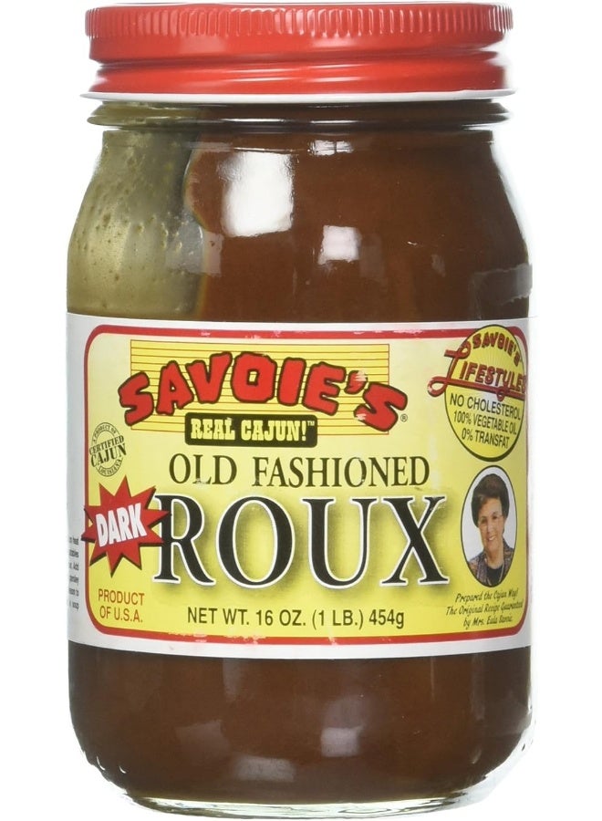 Savoie's Old Fashioned Dark Roux 16 oz - Image 1
