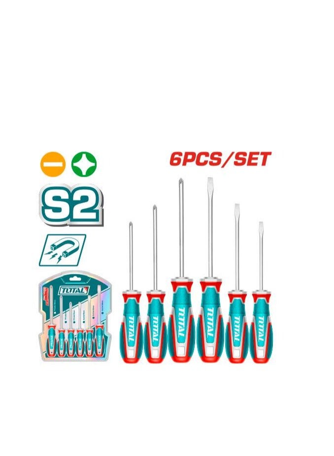 Total 6 Pcs screwdriver set S2 TKSDS0626