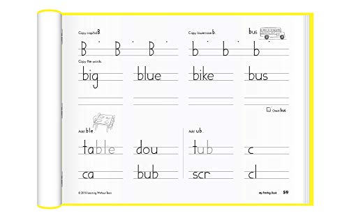 Handwriting Without Tears Learning Without Tears - My Printing Book Student Workbook, Current Edition - Handwriting Without Tears Series - 1st Grade Writing Book - Letters, Language Arts Lessons - For School or Home Use - Image 3