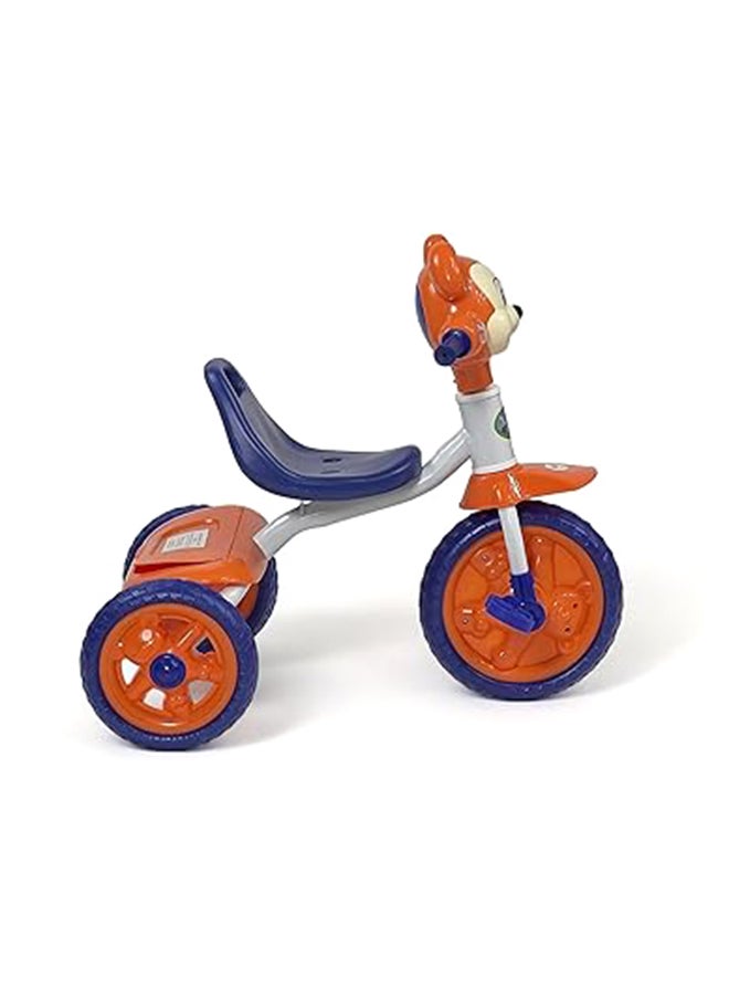 AL BADER Kids Balance Bike Kids Tricycles for 1.5-4 Years, Three Wheel Tricycle For Toddlers With Sounds and Lights, 3 Wheel Baby Bicycle With Basket, Toddlers Small Trike, Orange  - Image 3
