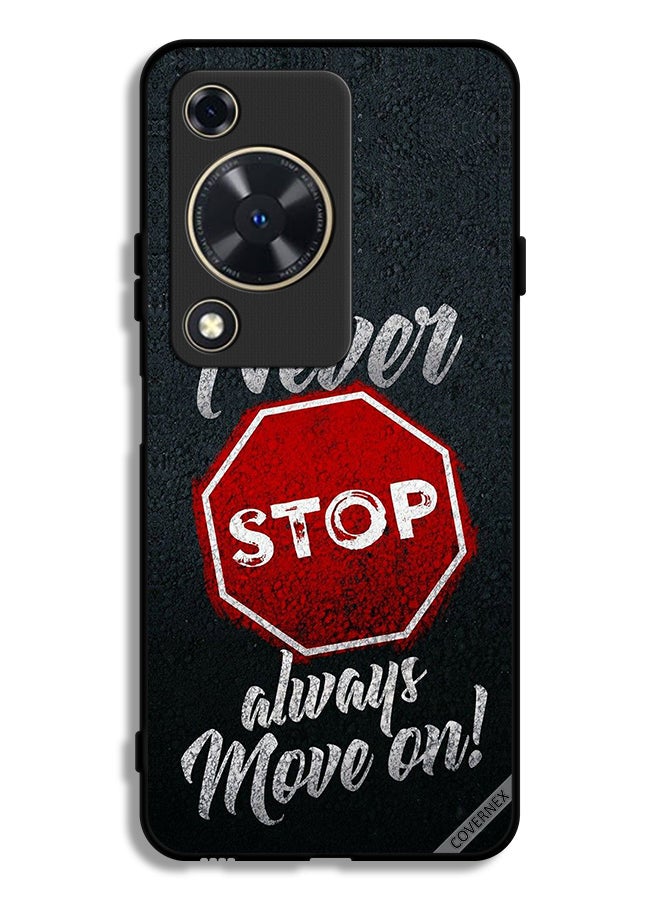 Covernex Huawei Nova Y72S Protective Case Cover Never Stop Always Move On