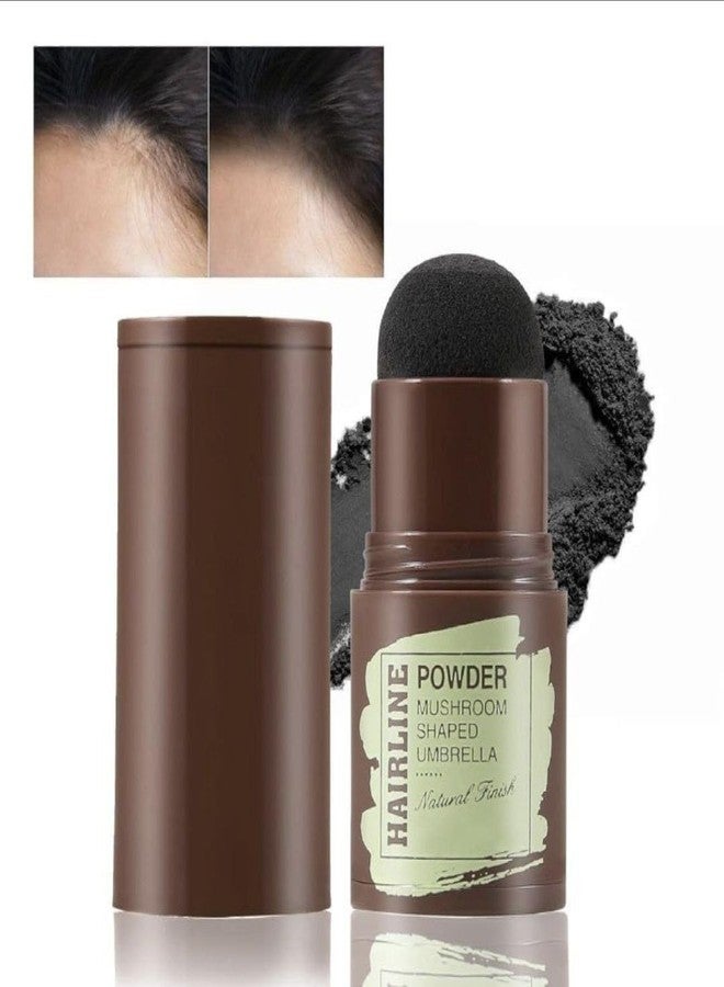 Red Champion Hairline Touch-Up Powder Stick Instant Hair Root Cover Powder with Sponge Applicator Temporary Hairline Shading for Men & Women Black Pack of - Image 5