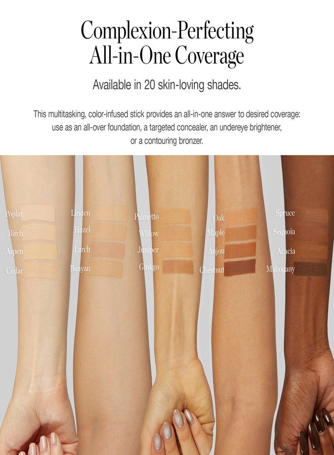 Ogee Sculpted Complexion Foundation Stick (Larch 2.25C - Light Medium, Beige Undertones) Full Coverage Foundation Makeup - Instantly Balance & Even Complexion - 70% Organic Ingredients - Image 4