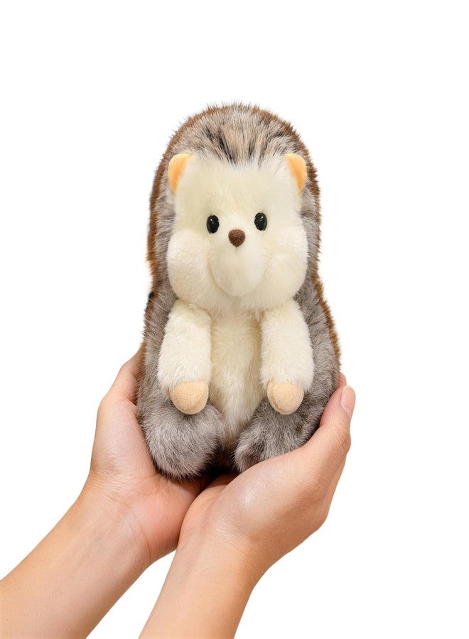 Ditucu Hand Sized Hedgehog Stuffed Animals Cute Soft Plush Doll Small Plushies Toys Gifts for Kids Grey 6 inch - Image 1