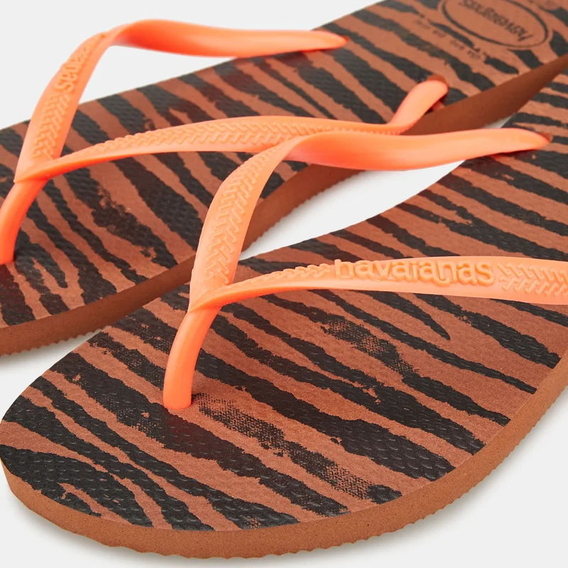 havaianas Women's Slim Animal Print Flip Flops