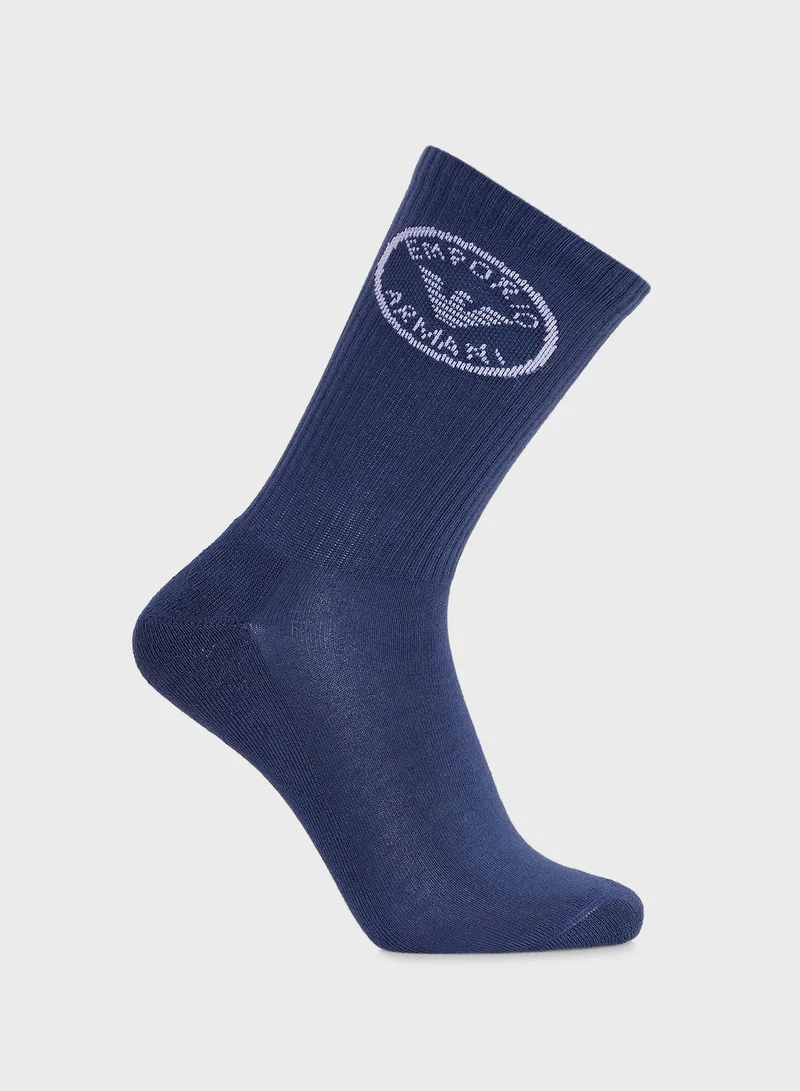 EMPORIO ARMANI 3 Pack Logo Ankle Socks