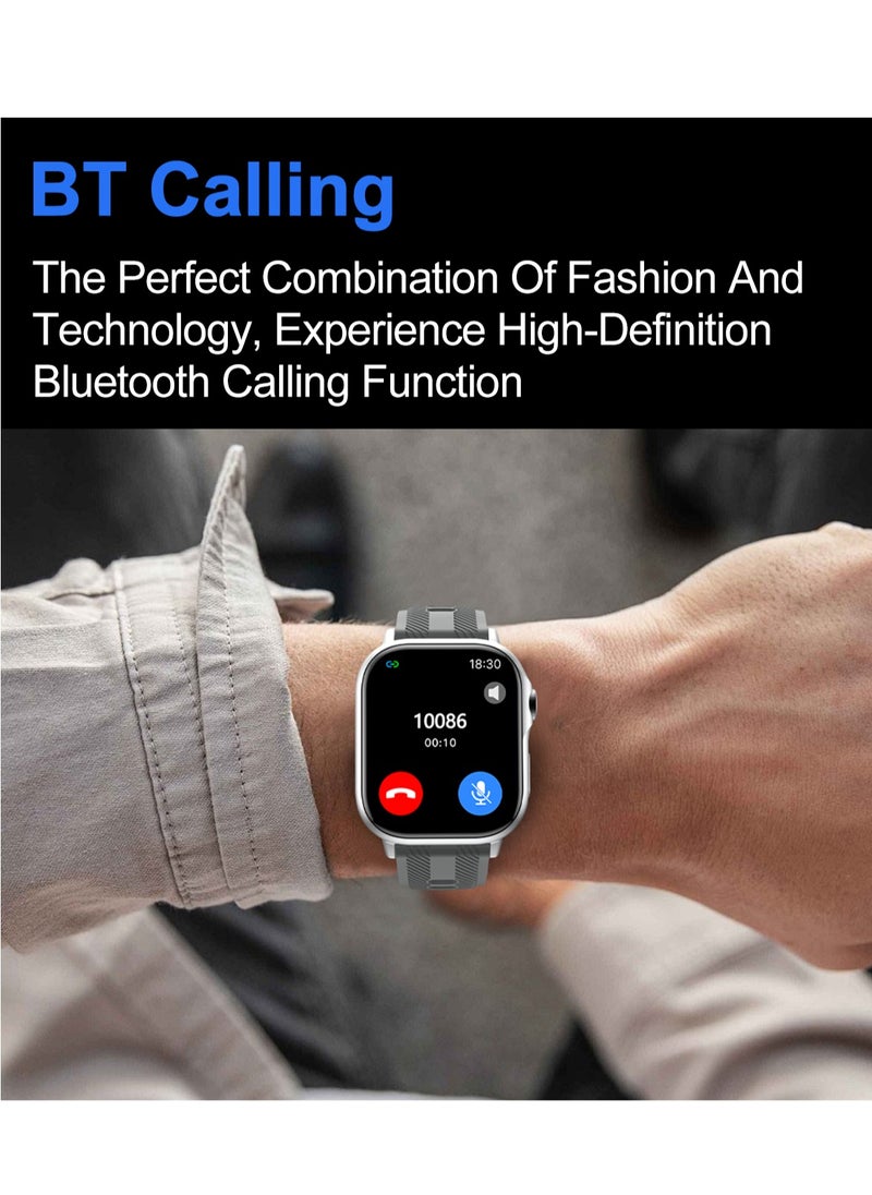 HW - B05 smartwatch, AMOLED always displays Bluetooth call waterproof fitness watch, compatible with Android and iOS champagne gold - Image 1