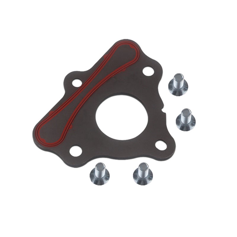 Camshaft Thrust Retainer Plate: Black Alloy Steel - High Durability Corrosion Resistance Cam Gasket with Silicone Seal for LS1 LS2 LS3 LS Series Engines - Image 1