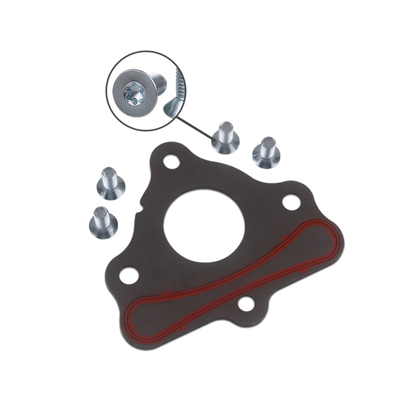 Camshaft Thrust Retainer Plate: Black Alloy Steel - High Durability Corrosion Resistance Cam Gasket with Silicone Seal for LS1 LS2 LS3 LS Series Engines - Image 5