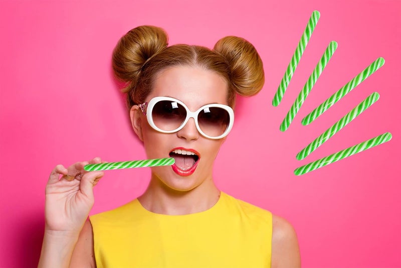 Fruidles St. Patrick's Swirl Candy Cane Sticks - Image 5