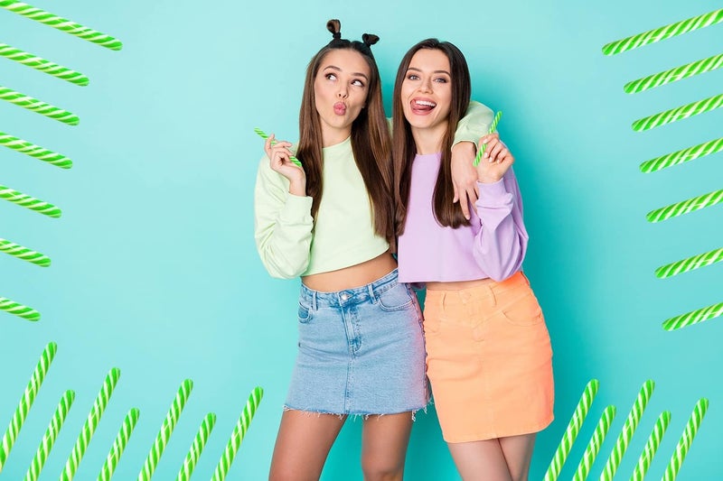 Fruidles St. Patrick's Swirl Candy Cane Sticks - Image 3