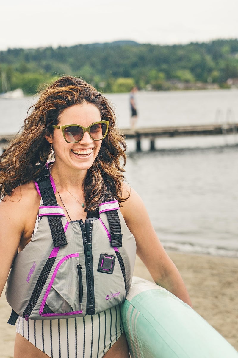 Onyx MoveVent Dynamic Paddle Sports Life Vest, Purple, XL/2XL - Image 2