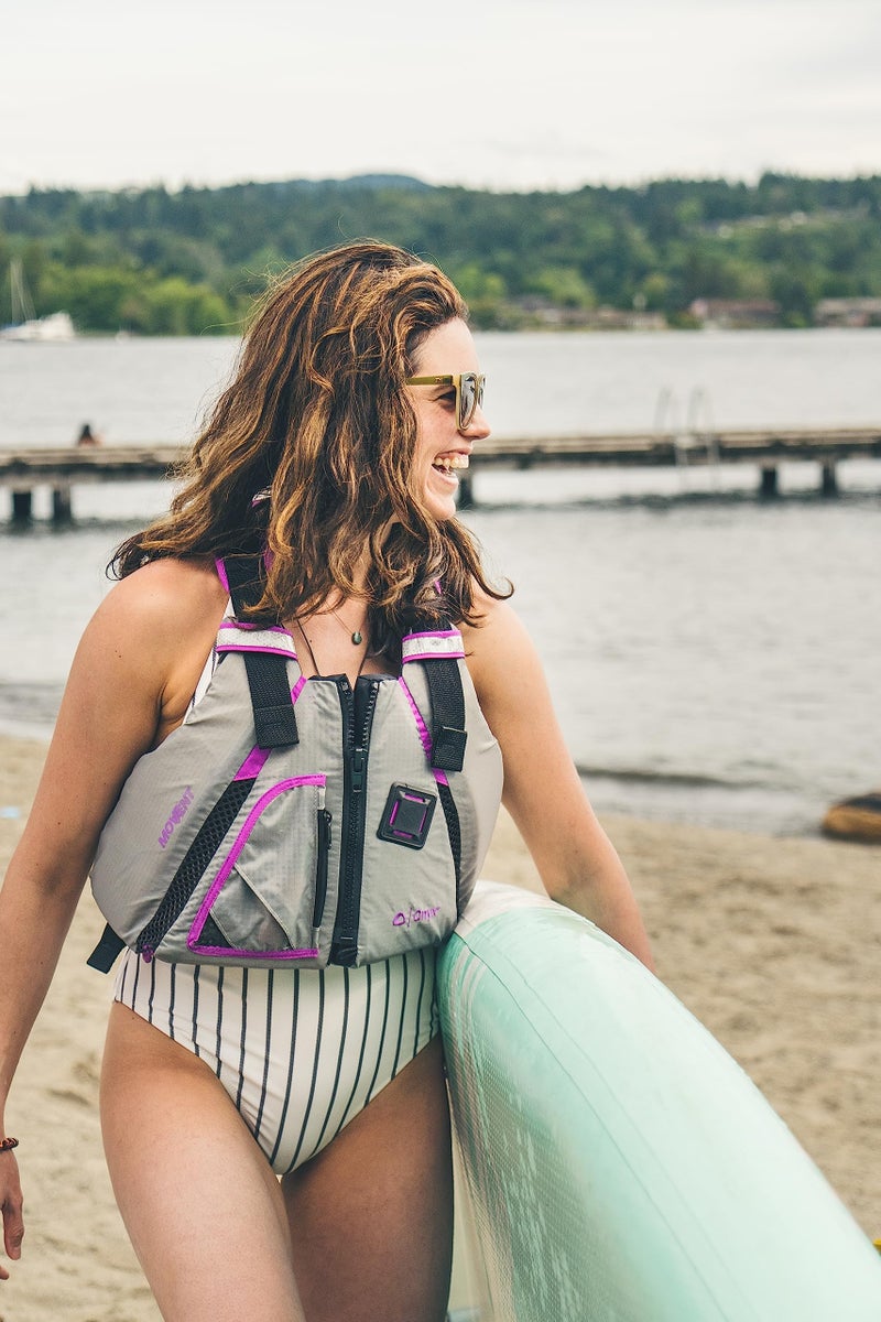 Onyx MoveVent Dynamic Paddle Sports Life Vest, Purple, XL/2XL - Image 3