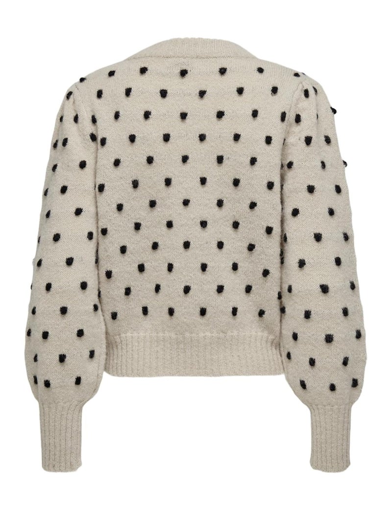 JDY ONLY Women's Regular Fit Beige Sweater - Image 2