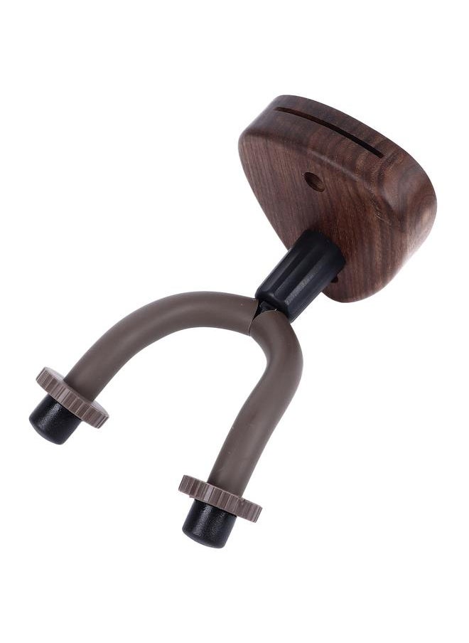 Thoraya - Guitar Neck Hanger Wall Mount Hook Stand with Wooden Base String Instrument Holder for Bass Banjo Violin Regular Type - Image 1