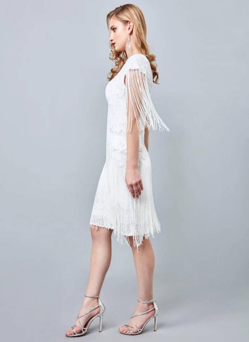 GATSBYLADY LONDON Sybill Fringe Dress  - Image 2