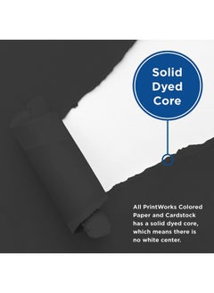 PrintWorks Halloween Cardstock 5 Assorted Colors Perfect For Holiday School And Craft Projects 200 Sheets 8.5” X 11” (00596) …  - Image 5