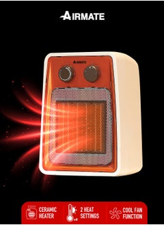AIRMATE Airmate Portable Ceramic Heater 2 Heat Settings HP102007  - Image 1