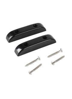 Thoraya 2 Pcs Bass Thumb Rest Plastic Anti Slip Light Weight Jazz Bass Guitar Thumb Finger Rest GM01 Black  - Image 2