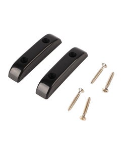 Thoraya 2 Pcs Bass Thumb Rest Plastic Anti Slip Light Weight Jazz Bass Guitar Thumb Finger Rest GM01 Black  - Image 3