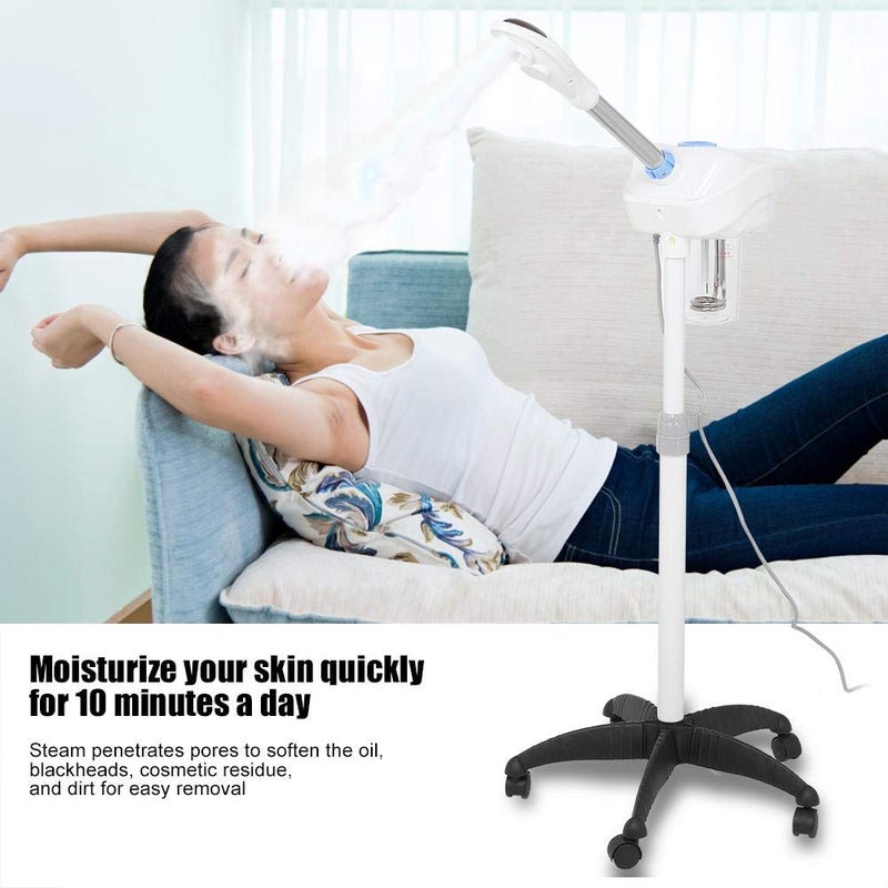 comfrt Nano Ionic Facial Steamer, Ionic Spraying Machine, Face Steamer for Facial Deep Cleaning, Facial Steamer Salon SPA Sprayer Humidifier Beauty Tool for Beauty Salon(US) - Image 4