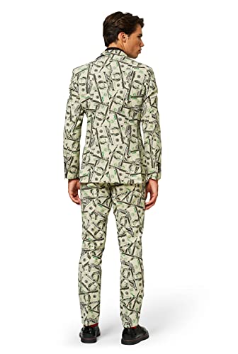 OppoSuits Men's Cashanova Party Costume Suit, Multi, 44 - Image 3