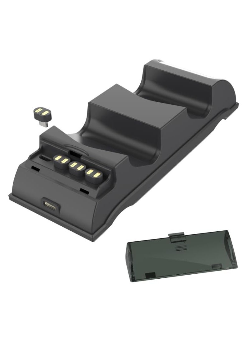 XICEN - PS4 Controller Charger PlayStation 4 Controller Dual Charging Dock Station with USB Charging Cable Compatible with PS4/PS4 Slim/PS4 Pro Controller - Image 1