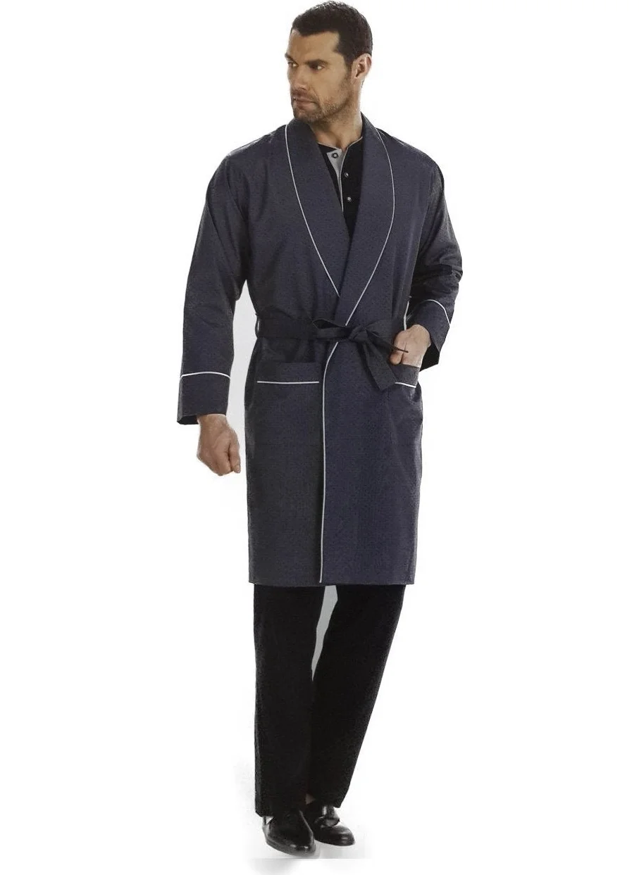 pierre cardin 5 Piece Combed Cotton Robe Suit Pajama Set 5560