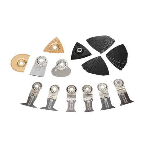 Fein Best of Starlock Renovation Set - 26-Piece Kit for Cutting, Sanding and Scraping Tasks in Wood, Metal and Other Materials, Compatible with Multi-Tools - 35222967060 - Image 1