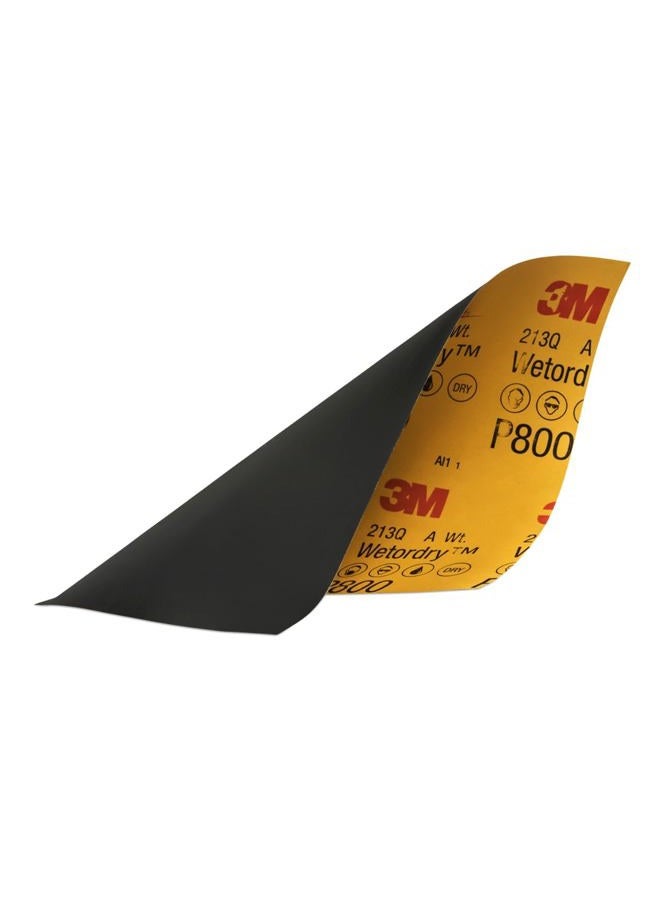 3M Wetordry Sandpaper, 32035, 800 Grit, 9 in x 11 in, 5 Sheets Per Pack - Image 4