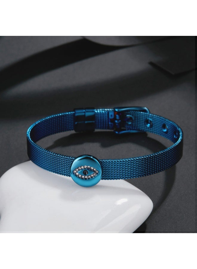 ZINK Women's Blue Stainless Steel Bracelet | ZFBR001BL7 - Image 3