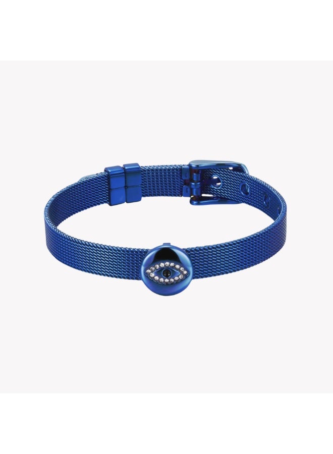 ZINK Women's Blue Stainless Steel Bracelet | ZFBR001BL7 - Image 1