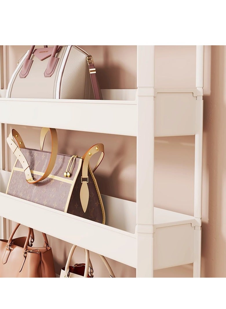 Storage rack, narrow slot rack, trolley, large capacity, bag rack behind the door, multi-layer ultra-thin storage cabinet - Image 5