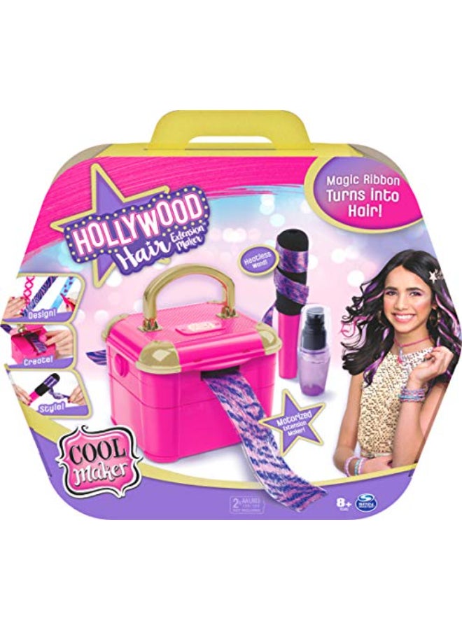 Cool maker صانع إكسسوارات الشعر هوليوود من كول ميكر مع 12 إكسسوار قابل للتخصيص وإكسسوارات للأطفال من عمر 8 سنوات وما فوق - Image 1