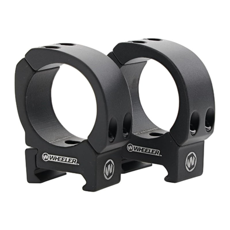 Wheeler Sporter Scope Rings with Interchangeable Base for Mounting Scopes on Picatinny and Weaver Rails - Image 1