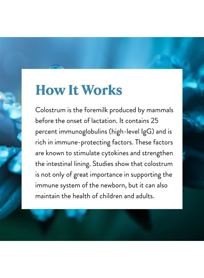 Nature's Sunshine Colostrum with Immune Factors, 60 Capsules | Supports the Immune System and Promotes Gastrointestinal Health - Image 3