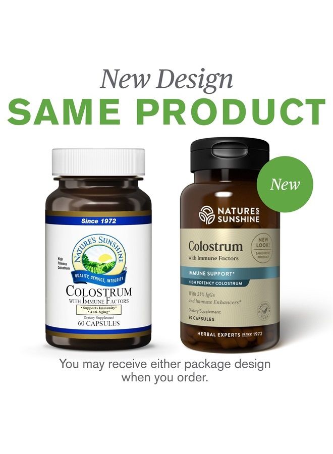 Nature's Sunshine Colostrum with Immune Factors, 60 Capsules | Supports the Immune System and Promotes Gastrointestinal Health - Image 4