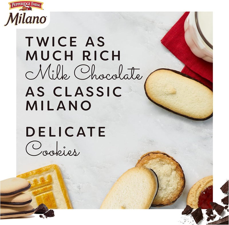 Pepperidge Farm Milano Double Milk Chocolate Cookies - Image 4