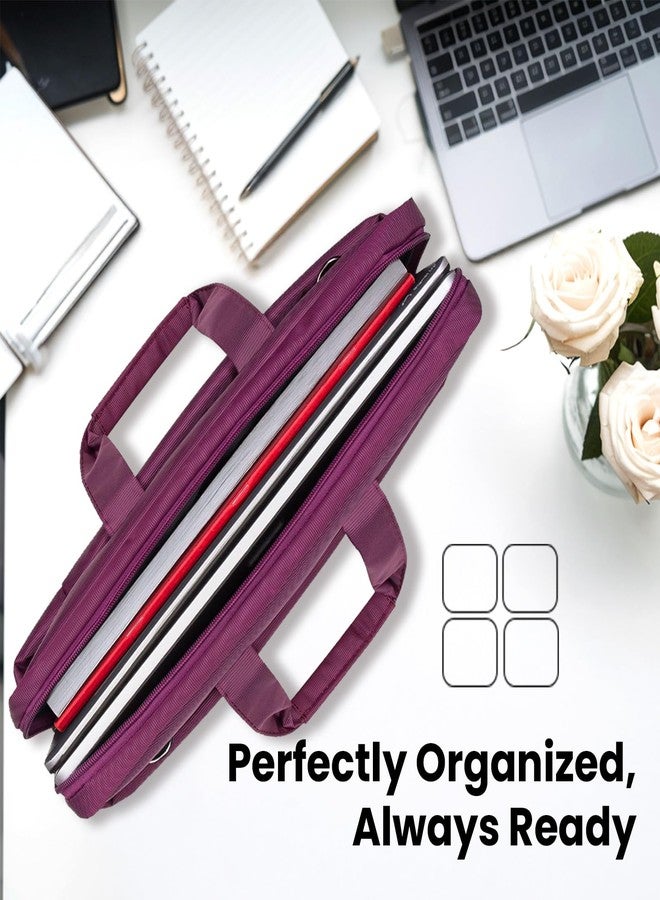 RivaCase Central 8231 Purple Laptop Bag 15.6" Inches - Image 4